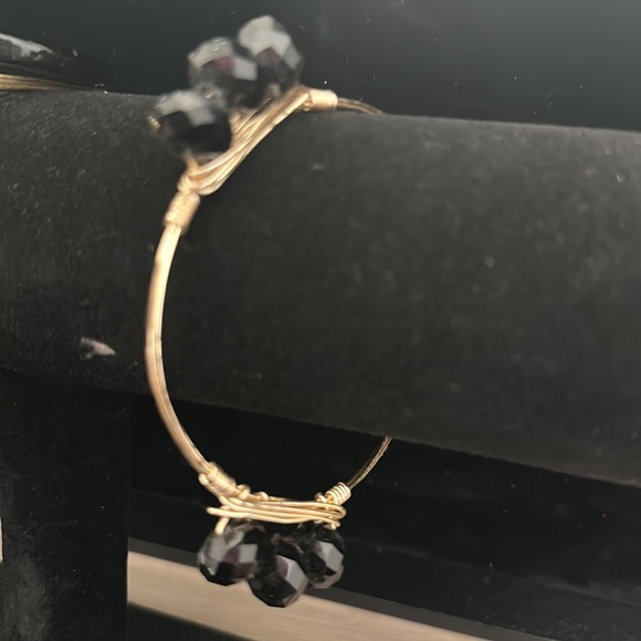 Copper wire-wrapped bangle - Picture 3 of 4